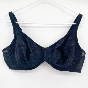BARELY BREEZIES | Bra Black Underwire 44C